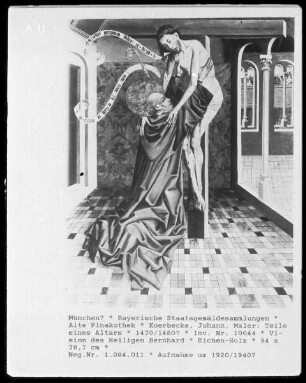 Teile eines Altars — Vision des Heiligen Bernhard