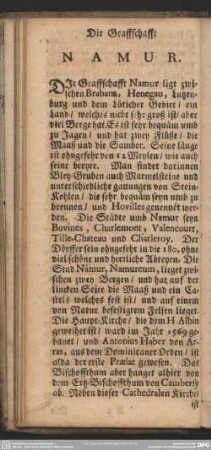 Die Graffschafft Namur