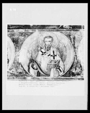 Medaillon mit heiligem Hermolaus