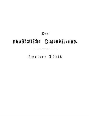 Zweiter Theil