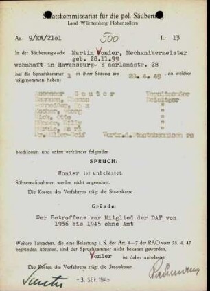 Vonier, Martin