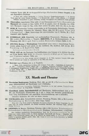 Musik und Theater (Nr. 458-468)