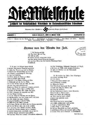 Hymne von der Wende der Zeit