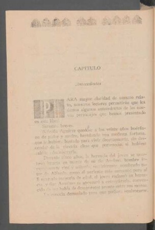 Capítulo [IV] - Antecedentes