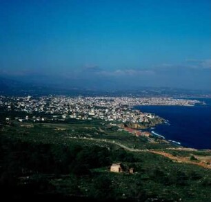 Chania, Blick auf die Hafenstadt vom Hügel Profitis Ilias
