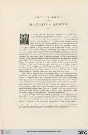 1: Exposition générale des Beaux-Arts à Bruxelles, [5]