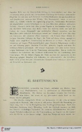 III. Breitenbrunn