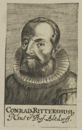 Bildnis des Conradus Rittershusius