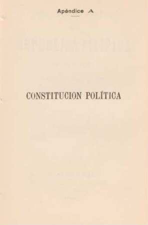 Apéndice A. Constitución política