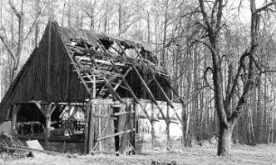 Wittichenau. Schowtschickmühle, Nebengebäude, ruinös