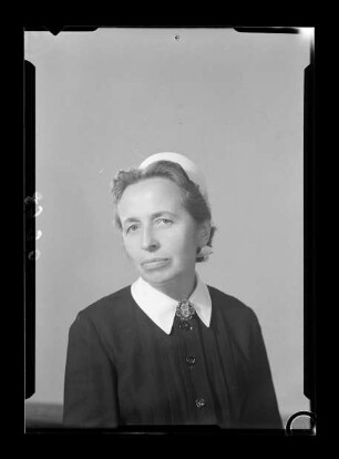 Krankenschwesternporträt Dora Lehmann