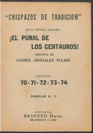 1934001800: Capitulos 70 - 74