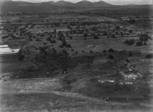 Teotihuacan : Blick über die Tempelanlage Teotihuacan.
