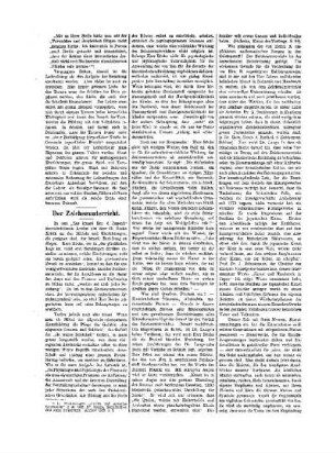 Der Zeichenunterricht