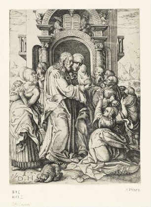 Christus nimmt Abschied von seiner Mutter