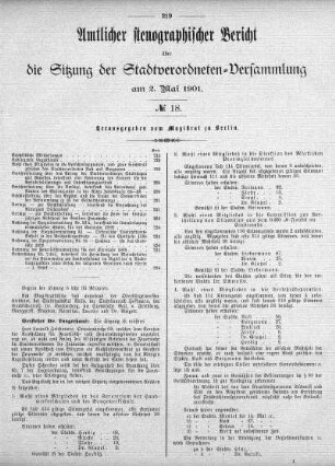 No. 18, 2. Mai 1901
