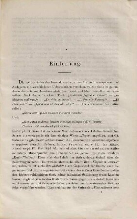 Des D. Junius Juvenalis sechste Satire