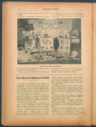 Los robos en el Banco de la Nación