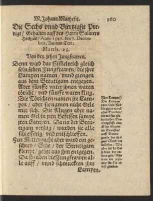 Die Sechs unnd Viertzigste Predigt/ ...