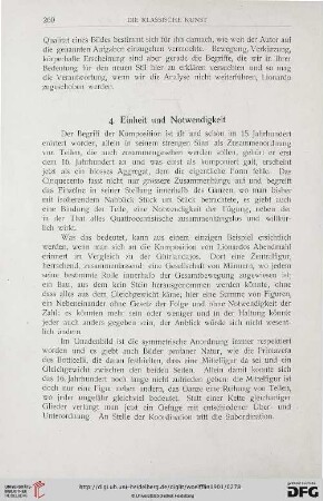 4. Einheit und Notwendigkeit