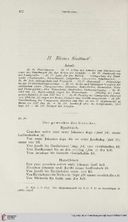 Kleines Stadtbuch