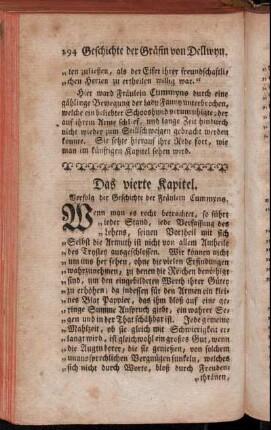 Das vierte Kapitel. Verfolg der Geschichte der Fräulein Cummyns.