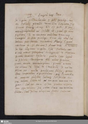 Brief Johannes Bugenhagens an Unbekannt. o.O., [1527]