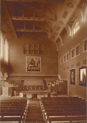 Fischer, Theodor; Jena; Universität - Aula