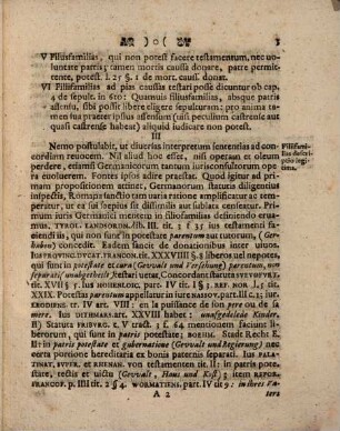 Diss. iur. germ. de testamento filii familias : praecipue ad reformat. noric. tit. 29 leg. 5 illustrandam