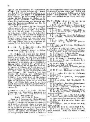 Zur Besprechung eingegangener Bücher und Schriften : [Nichtamtlicher Teil]
