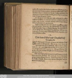 IX. Von dem Glück und Unglück deß Bergwercks.
