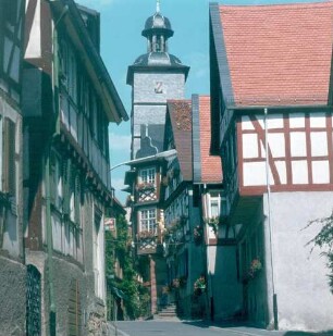 Heppenheim. Blick zum Rathaus