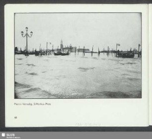 Flut in Venedig, S. Markus-Platz
