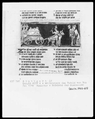 Weltchronik - Bruder Philipp — ---, Folio 1recto-256recto---, Folio 1recto-256rectoHeimkehr der Bundeslade, Folio 171verso
