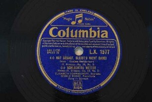 Hat gesagt, bleibt's nicht dabei : (from "Knaben Wunderhorn"); Op. 36, No. 3 / (R. Strauss)