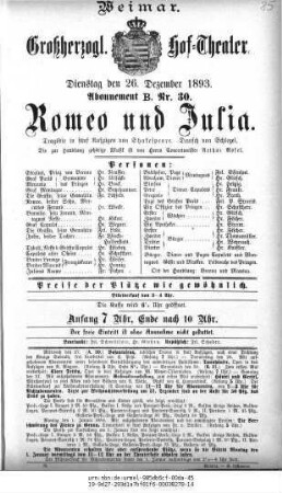 Romeo und Julia