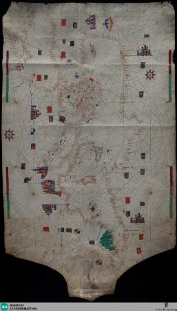 Portulankarte des Mittelmeers und Schwarzen Meers - S 6