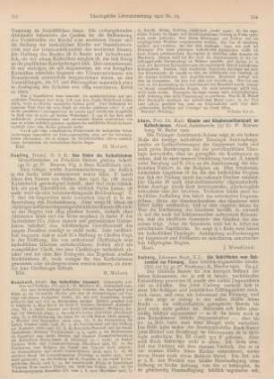 553-554 [Rezension] Mausbach, Joseph, Aus katholischer Ideenwelt