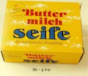 Schachtel für "Buttermilchseife"