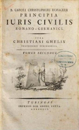 Principia Iuris Civilis Romano-Germanici, 2