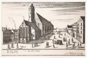 Thomaskirche, Leipzig Bachgruft: Kirchhof