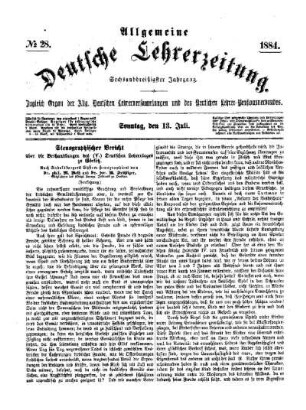 Stenographischer Bericht über die Verhandlungen des (V.) Deutschen Lehrertages zu Görlitz : Fortsetzung
