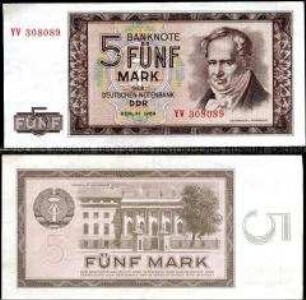 Deutsche Demokratische Republik 5 Mark