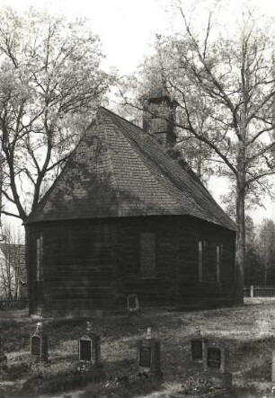 Boxberg-Sprey. Schrotholzkapelle (Renovierung 1780)
