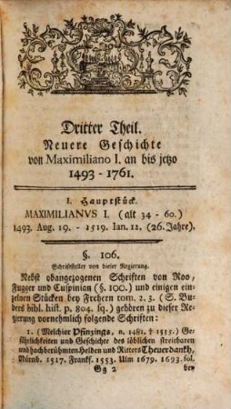 Johann Stephan Pütters königlich Großbritannischen churfürstlich Braunschweig-Lüneburgischen Hofraths, und ordentlichen Lehrers des Staatsrechts zu Göttingen vollständigeres Handbuch der Teutschen Reichshistorie