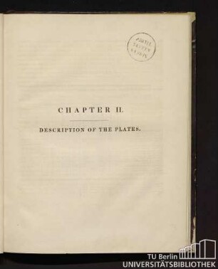 Chapter II. Description of the plates.