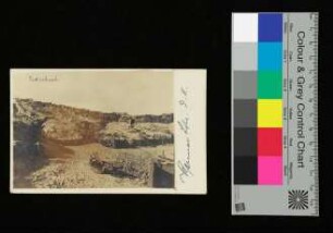 Feldpostkarte mit dem "Hexenkessel" auf der Vorderseite