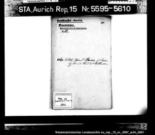Hausierkonzessionen und -gesuche: Wilke P. Harms aus Neugaude, Nadelhandel
