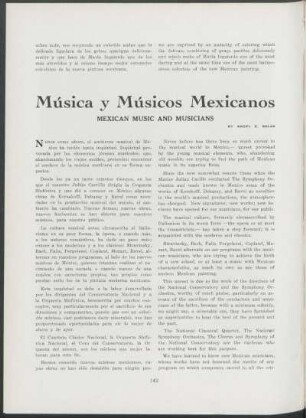 Música y músicos mexicanos