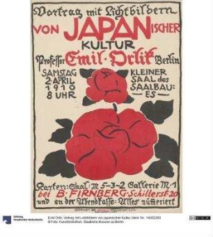 Vortrag mit Lichtbildern von japanischer Kultur